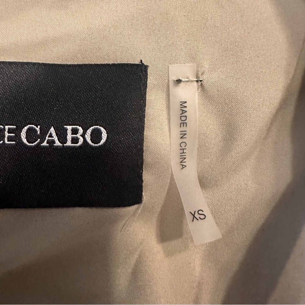 DOLCE CABO SOFT FAUX SUEDE DRESS - CREME/White  size XS(b2 - Picture 7 of 12